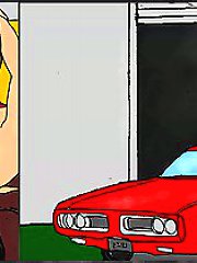 She wanted to have the car fixing, but that ebony cartoon porn guy fixed her ace of spades instead